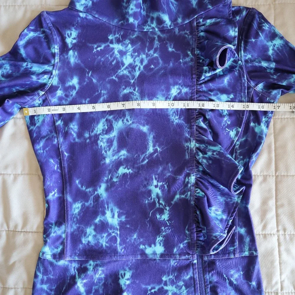 Blue Karma San Suu Full Zip Jacket with Ruffle - Picture 4 of 9